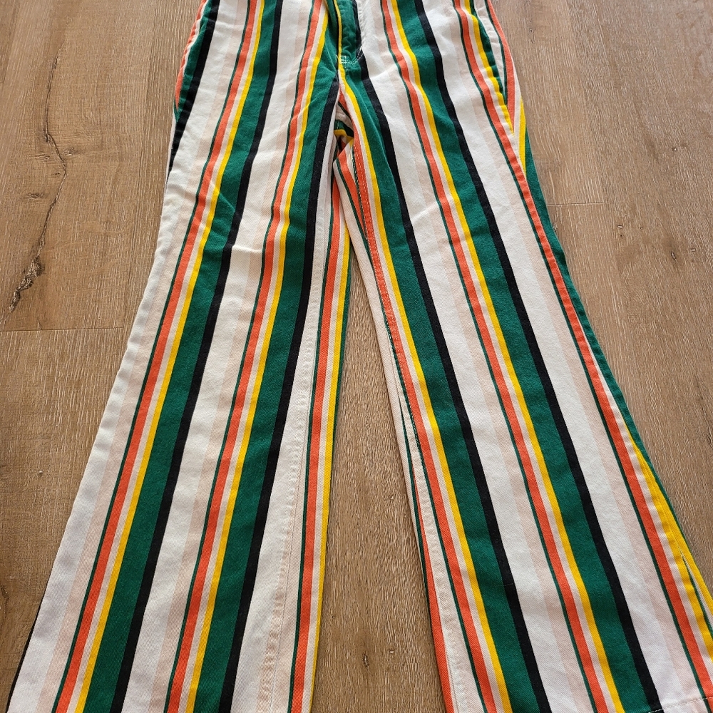 Urban Outfitters BDG High Rise Vertical Stripes